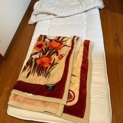 DCMかるい布団セット&毛布　３点

