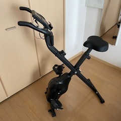 【動作確認済】 エアロバイク🚴‍♀️静音設計♪負荷調整◎すぐ使えます！