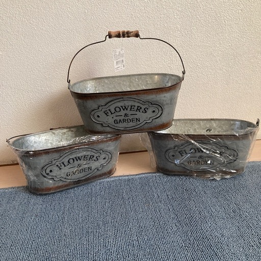 新品オシャレなオーバルポット3個まとめて⭕️