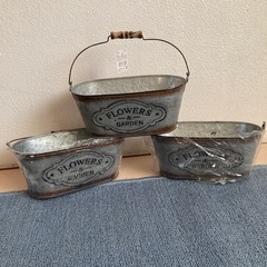 新品🙆オシャレなオーバルポット3個まとめて⭕️