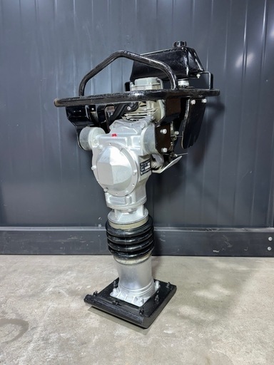 【大阪】明和 プレートランマー 転圧機 MEIWA 現場　建設機械 ランマー プレート RT-70R 建設機械 土木 締固舗装 転圧 舗装工事 ガソリン