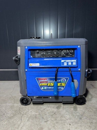 ［美品］溶接機 インバーター発電機 DENYO GAW-155ES アーク溶接 50/60Hz 建設機械 中古 デンヨー インバーター発電機 エンジン ガソリン