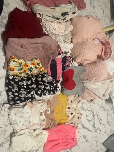 【決定しました】ブランド大量！！60〜80女の子服まとめてお譲りします