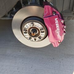30アルファード　WEBER SPORTS　キャリパーカバーの画像