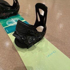 スノーボードバートン　balance 152.5 スーパーフライIIウッドコア　ビンディング付 　の画像