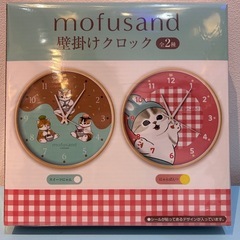 🍦新品未開封🍦mofusand モフサンド　壁掛けクロック　にゃ...