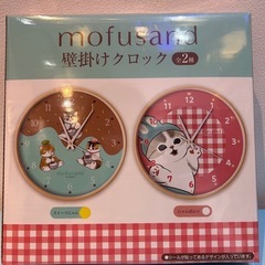 🍦新品未開封🍦mofusand モフサンド　壁掛けクロック　スイ...