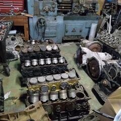 Mベンツ113SL各部加工済みリペア-エンジン部品販売127-129-130の画像