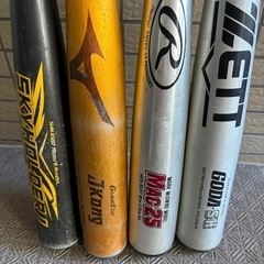 野球バット(軟式)2本セット！の画像
