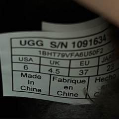 UGG ムートンブーツの画像