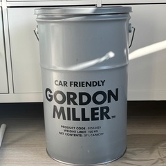 GORDON MILLER ペール缶 収納型スツール 27L ダ...