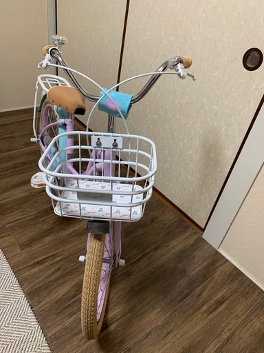 3/6.7来れる方限定】子供自転車 18インチ 補助輪あり