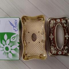 豪華なティッシュケース（新品）の画像