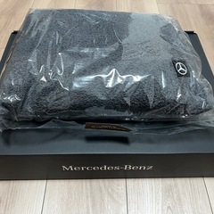 未使用　ベンツ　ブランケット　黒