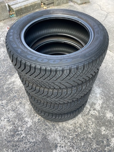 201-1)交換工賃込！185/60R15 オールシーズンタイヤ グッドイヤー
