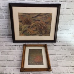 C939 絵画/アート 2点セット 美術品 和 ほおづき 他
