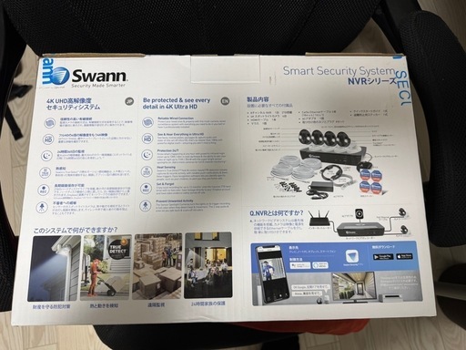 Swann（スワン）8CH 4K NVR 2TB 4K 防犯カメラ 4台セット
