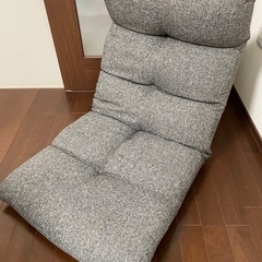 座椅子　無段階リクライニング　ヘッドレストの画像