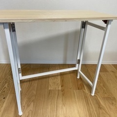 【再々値下げ！】山善 パタパタデスク 折りたたみ簡単！の画像