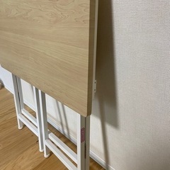 【再々値下げ！】山善 パタパタデスク 折りたたみ簡単！の画像