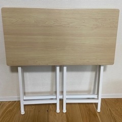 【再々値下げ！】山善 パタパタデスク 折りたたみ簡単！の画像