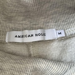 AMERICAN HOLIC グレー タートルネック ワンピース Mの画像
