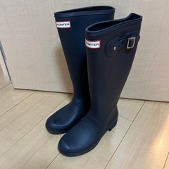 HUNTER ハンター　長靴　ネイビー　24cm
