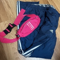 【決まりました】adidas シャカシャカジャージ&ウエストポーチ 