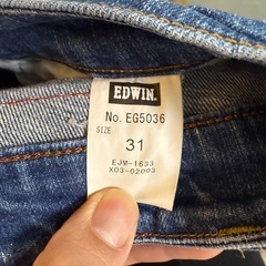 期間限定　EDWIN  デニム　31インチの画像