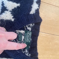 ラルフローレン　ハンドメイド　ウールセーターの画像