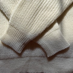 セーター、白、Mの画像