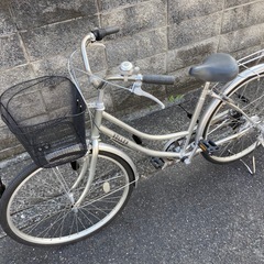 【26インチ自転車】6段変速　チェーン、前カゴ新品❗️美品❗️若林自転車　浜大津店　SALE中❗️の画像