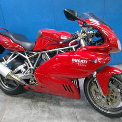 ドゥカティ SS1000DS 赤 車検残7/9月 エンジン始動動...