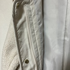 【洗える】ジップアップロングボア コートの画像