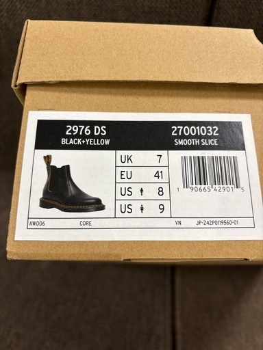 Dr.Martens 2976 ダブルステッチ チェルシーブーツ