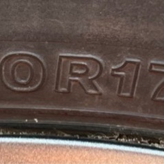 【値下げしました】schneder アルミホイール 17インチ ダンロップ　スタッドレスタイヤ付の画像