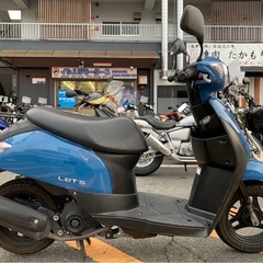 【原付バイク専門店•在庫30台以上】スズキ レッツ CA4AA  配送•当日納車可能の画像