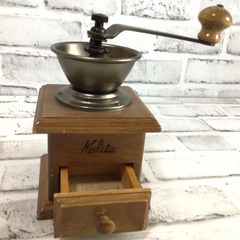 G004 アンティーク コーヒーミル 手動 雑貨 趣味 コレクション の画像
