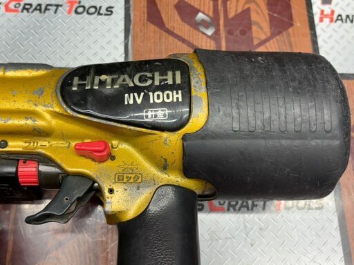 【中古】日立工機 ハイコーキ HiKOKI NV100H 高圧ロール釘打機 100㎜ 本体のみ