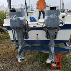 船舶、船外機2サイクルエンジン中古の画像