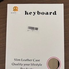 新品ワイヤレスキーボード付きiPadケースの画像