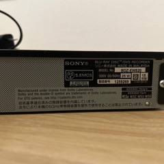 Sony Blu-rayレコーダー　bdzew520の画像