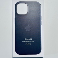 新品未開封　iPhone 15 FineWoven Case