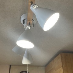 シーリングライト　スポットライト　白　北欧風　お洒落の画像