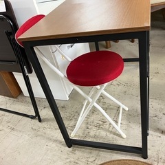 2502-002 ニトリ デスクZK001 イス1脚 バラ売り不可 汚れあり①の画像