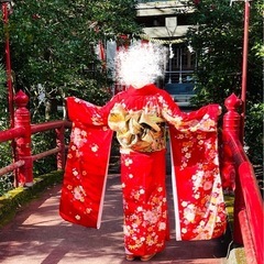 成人式　振袖セット　靴・バッグ・ファー付きの画像