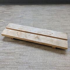 すのこ　花台　植木鉢置き　無印良品