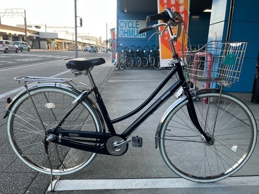 【完売御礼】【大人用】整備済 CBA 27型内装3段ギア 中古自転車  黒色 <自転車のオオムラ 静岡店>