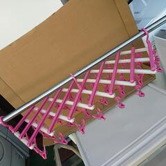 39ビンチハンガー 1個欠品38ピンチ　折りたたみ式　伸縮式の画像