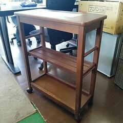 木製ワゴン　サイドテーブル